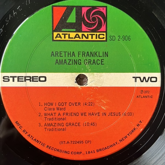 Aretha Franklin - “Amazing Grace” Vinyl 2x LP - Picture 5 of 7